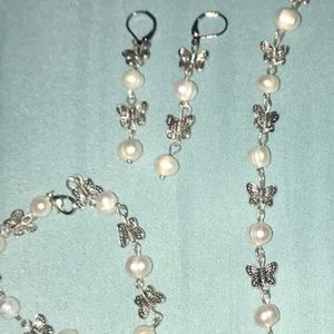 New 3PC Fresh Water Pearl 🦋 set